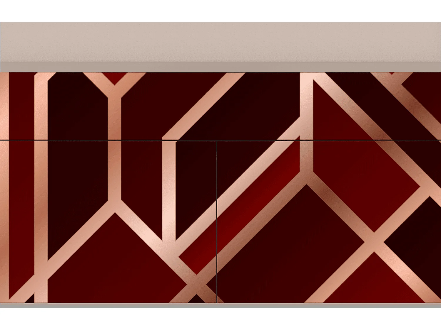 Credenza - 115x85x48 cm - BS4 - Velvet 1920's, Latte