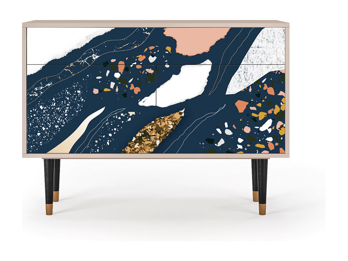 Kredens - 115x85x48 cm - BS4 - Nude Iceberg, Latte