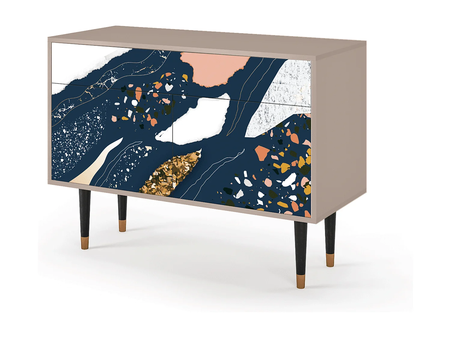 Dressoir - 115x85x48 cm - BS4 - Nude Iceberg, Latte