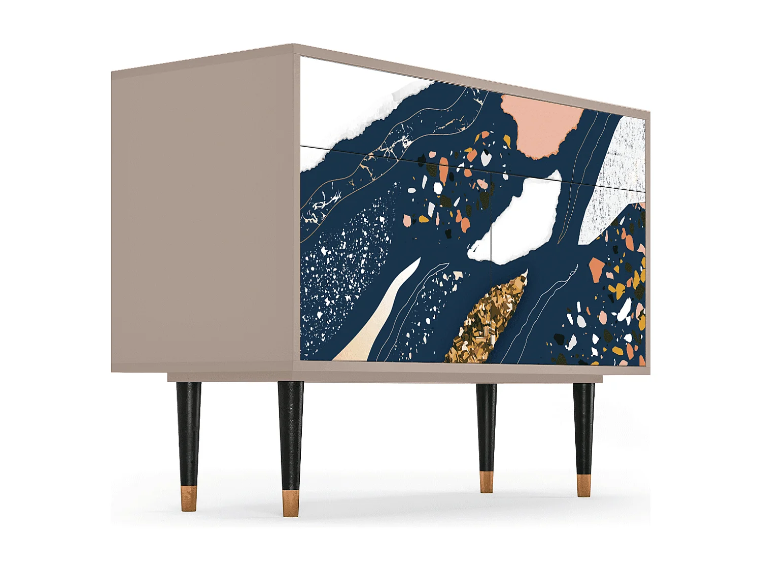 Dressoir - 115x85x48 cm - BS4 - Nude Iceberg, Latte