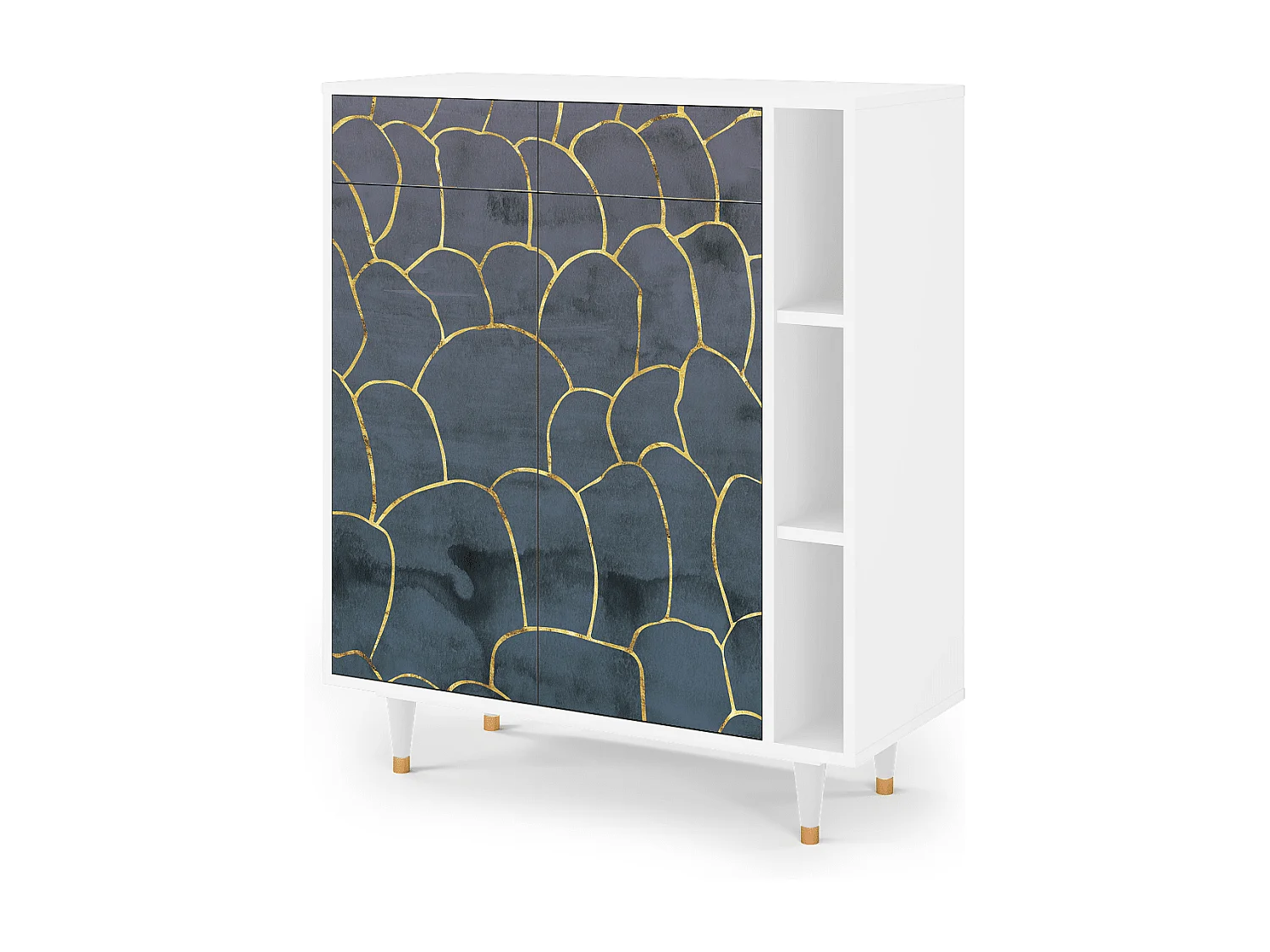 Buffet - 96х110х41 cm - BS6 - Blue Lagoon, Blanc