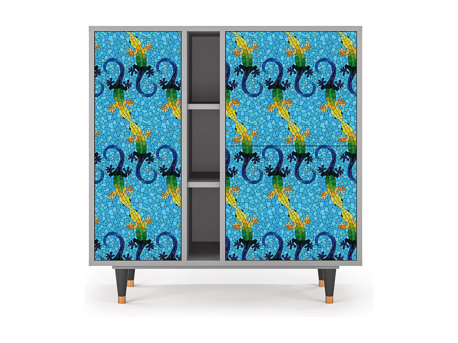 Buffet - 94х96х41 cm - BS5 - Gaudi's Lizard, Gris