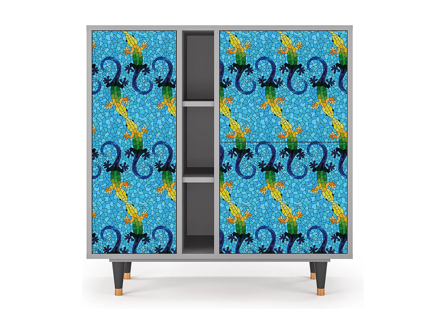 Buffet - 94х96х41 cm - BS5 - Gaudi's Lizard, Gris