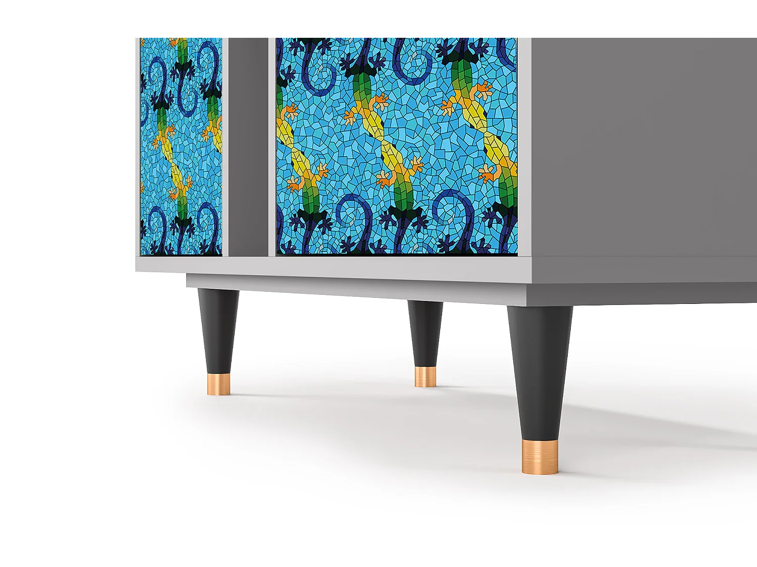 Buffet - 94х96х41 cm - BS5 - Gaudi's Lizard, Gris