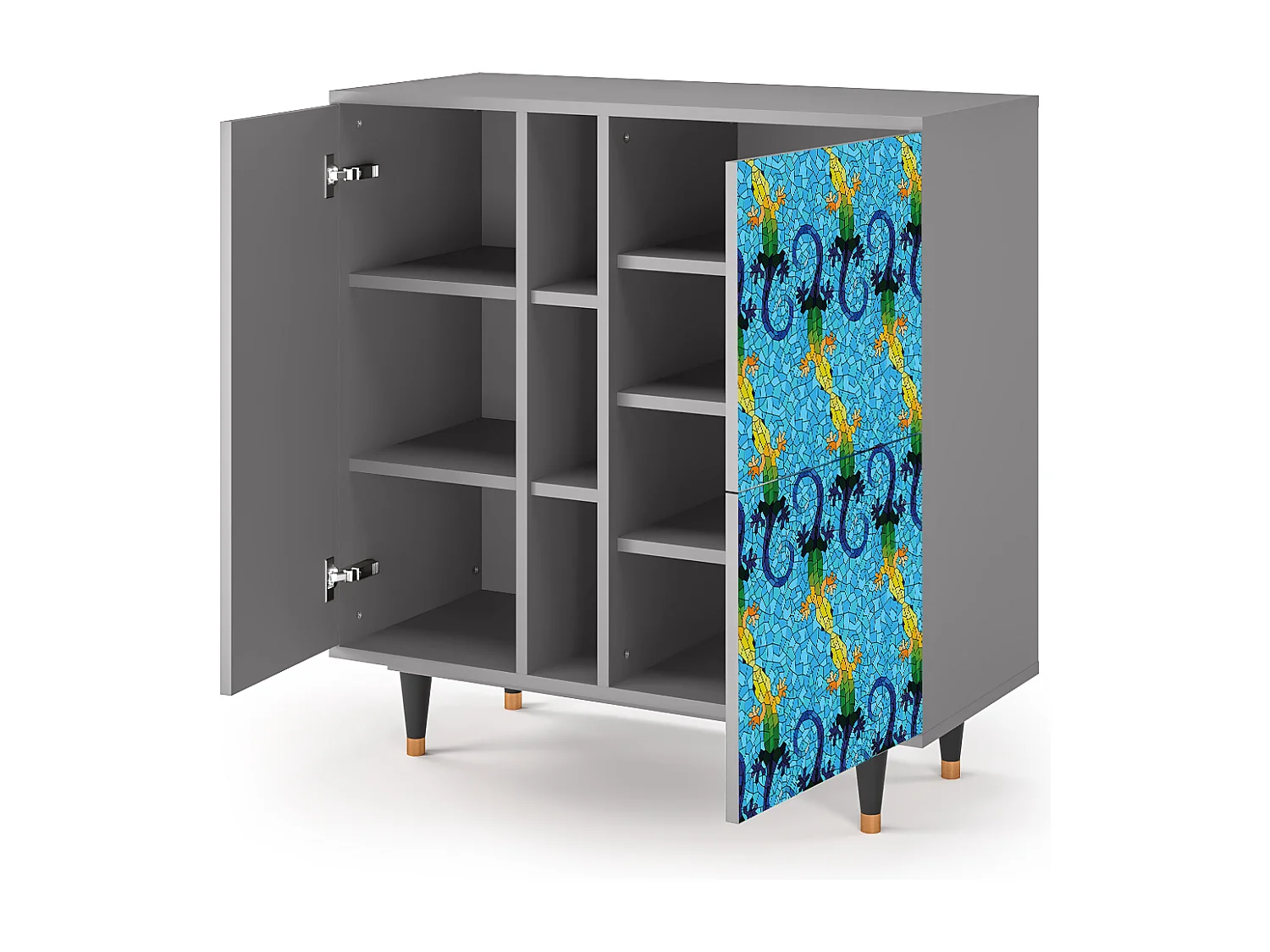 Buffet - 94х96х41 cm - BS5 - Gaudi's Lizard, Gris