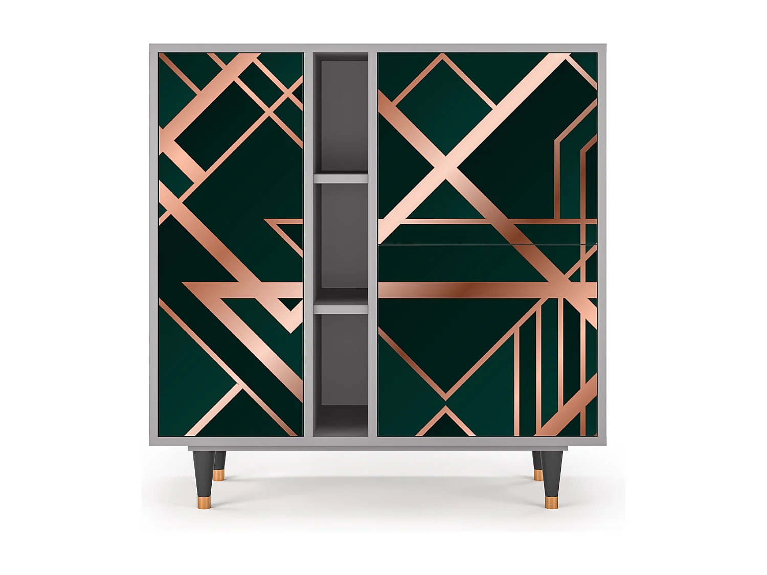 Buffet - 94х96х41 cm - BS5 - Emerald Gatsby, Gris