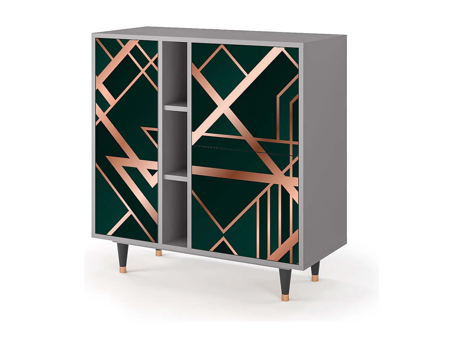 Buffet - 94х96х41 cm - BS5 - Emerald Gatsby, Gris