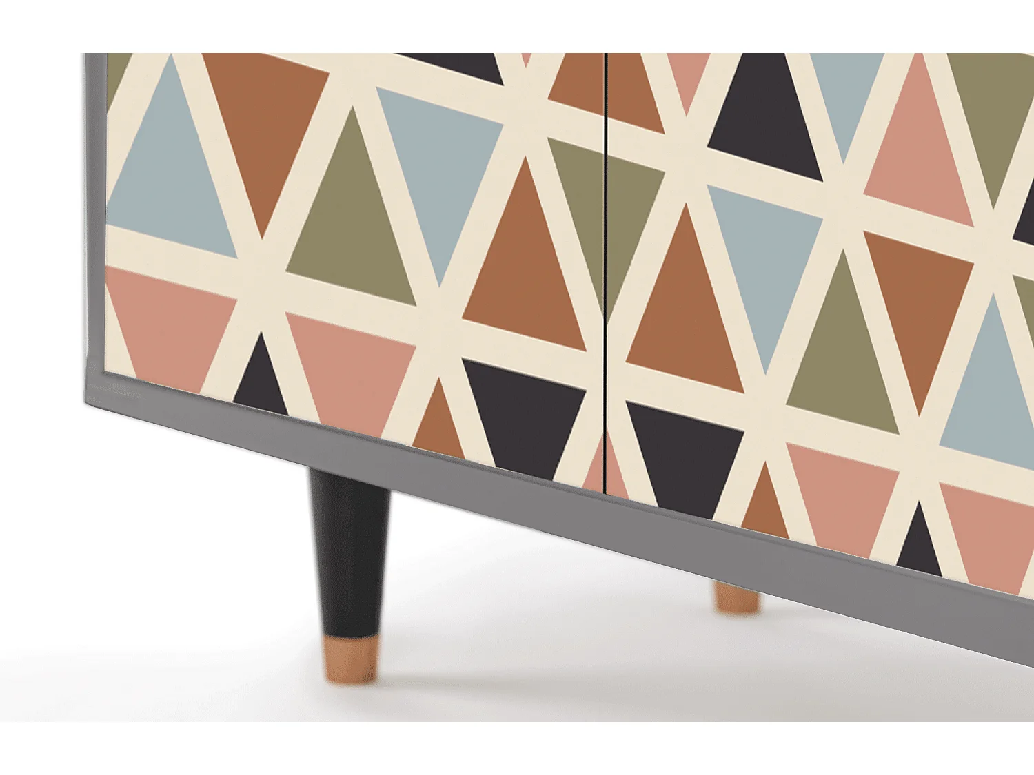 Credenza - 94x96x48 cm - BS3 - Royal Triangles, Grigio