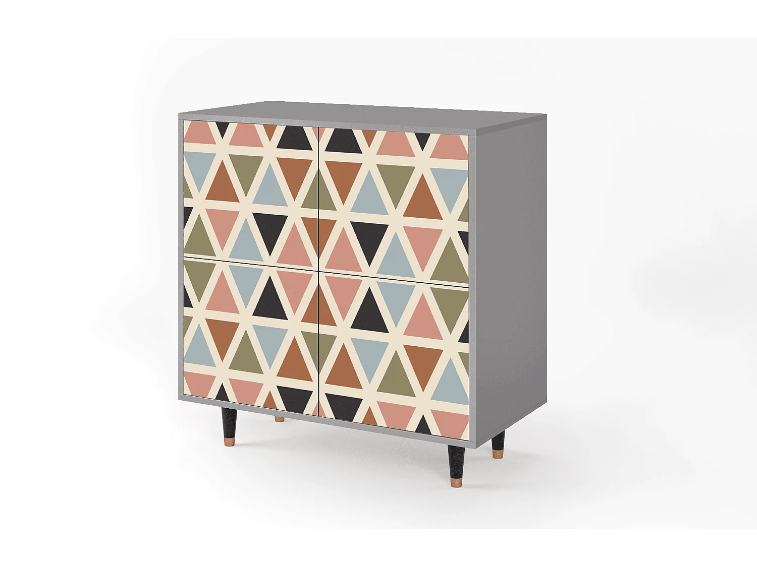 Credenza - 94x96x48 cm - BS3 - Royal Triangles, Grigio