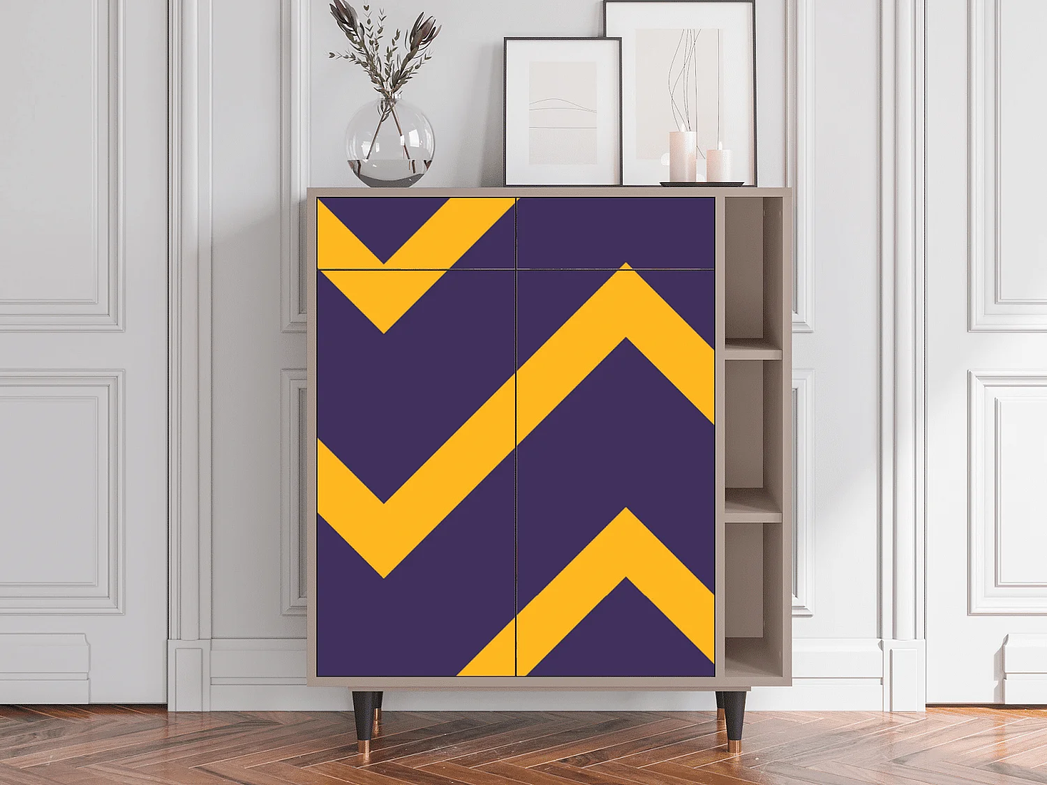 Credenza - 96х110х41 cm - BS6 - The Brightest Way, Latte