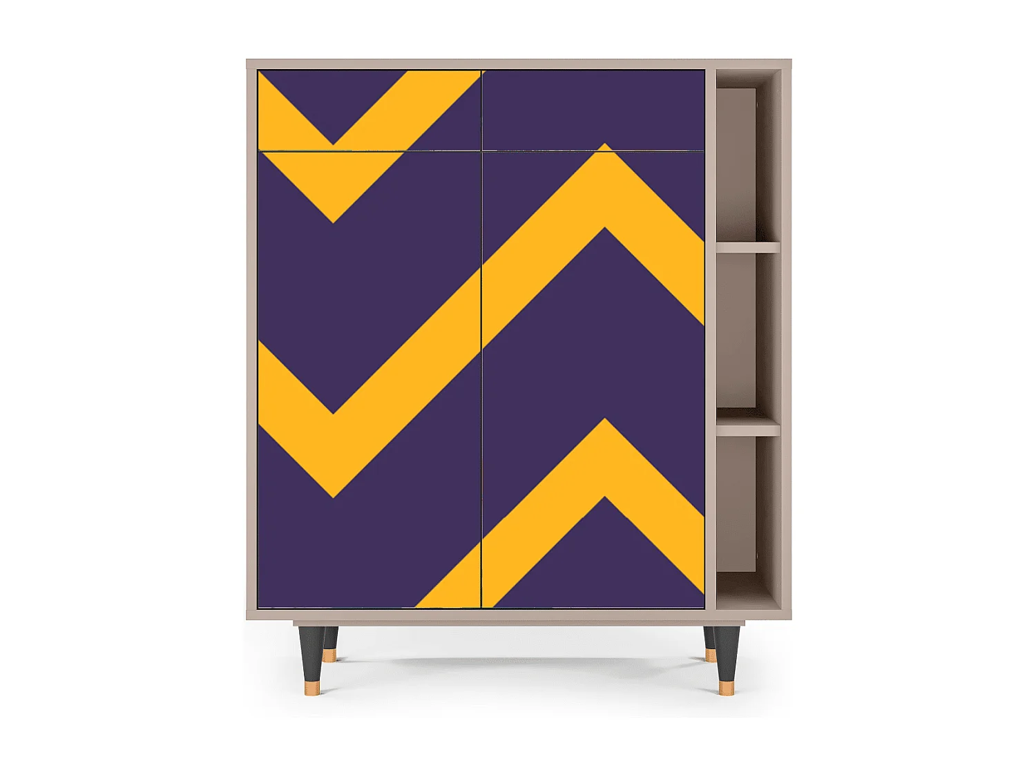 Credenza - 96х110х41 cm - BS6 - The Brightest Way, Latte