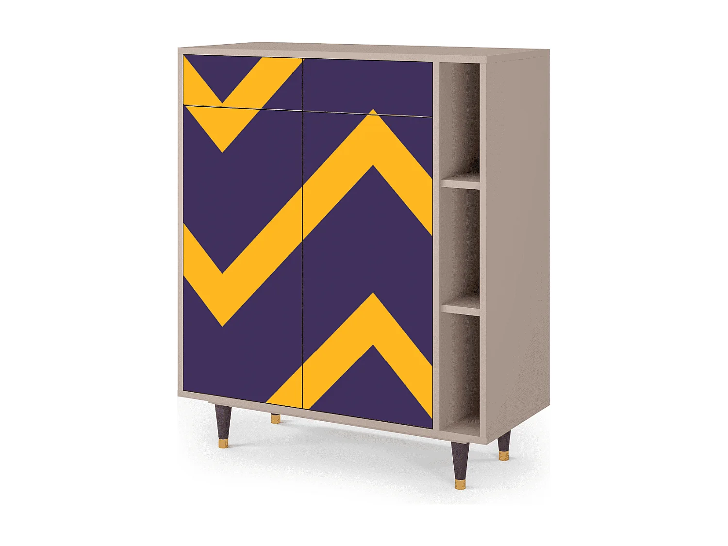 Credenza - 96х110х41 cm - BS6 - The Brightest Way, Latte