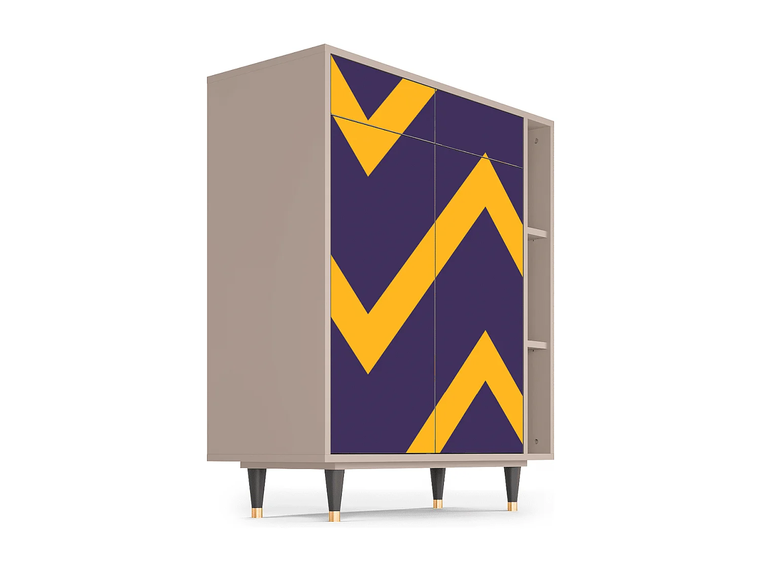 Credenza - 96х110х41 cm - BS6 - The Brightest Way, Latte