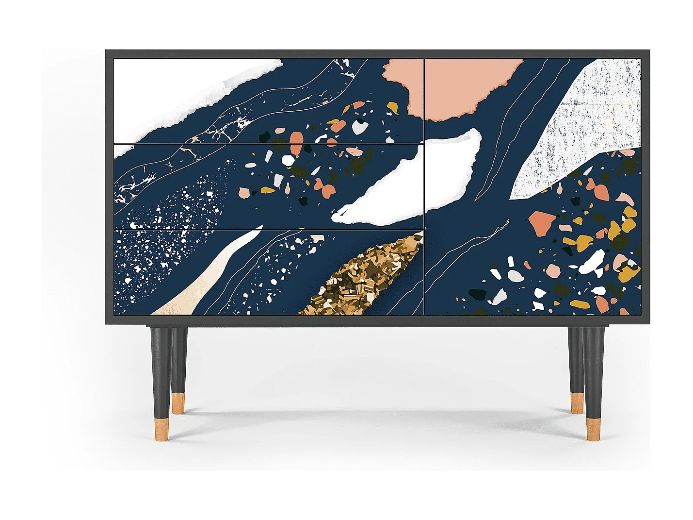 Sideboard - 115х84х41 cm - S3 - Nude Iceberg, Anthrazit