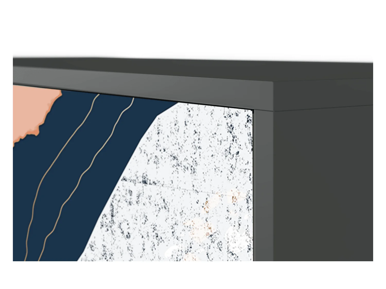 Dressoir - 115х84х41 cm - S3 - Nude Iceberg, Antraciet