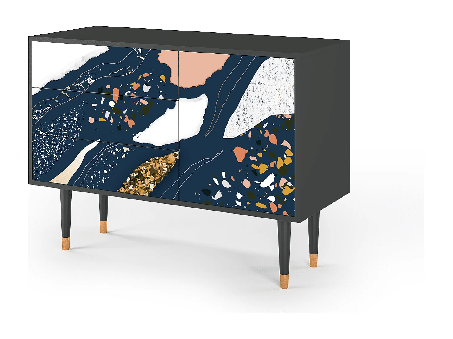 Buffet - 115х84х41 cm - S3 - Nude Iceberg, Anthracite