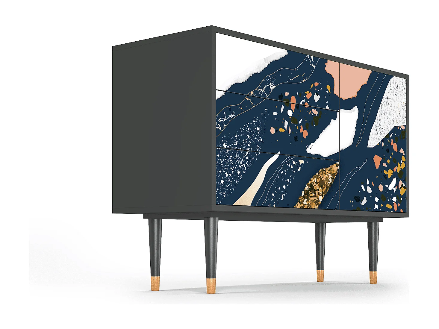 Buffet - 115х84х41 cm - S3 - Nude Iceberg, Anthracite