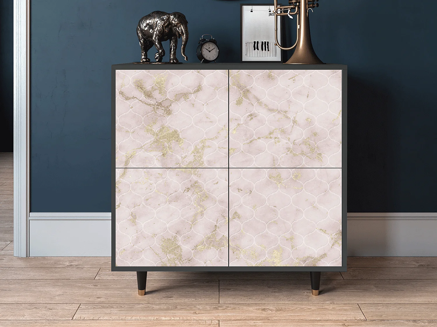 Credenza - 94x96x48 cm - BS3 - Dirty Roses, Antracite