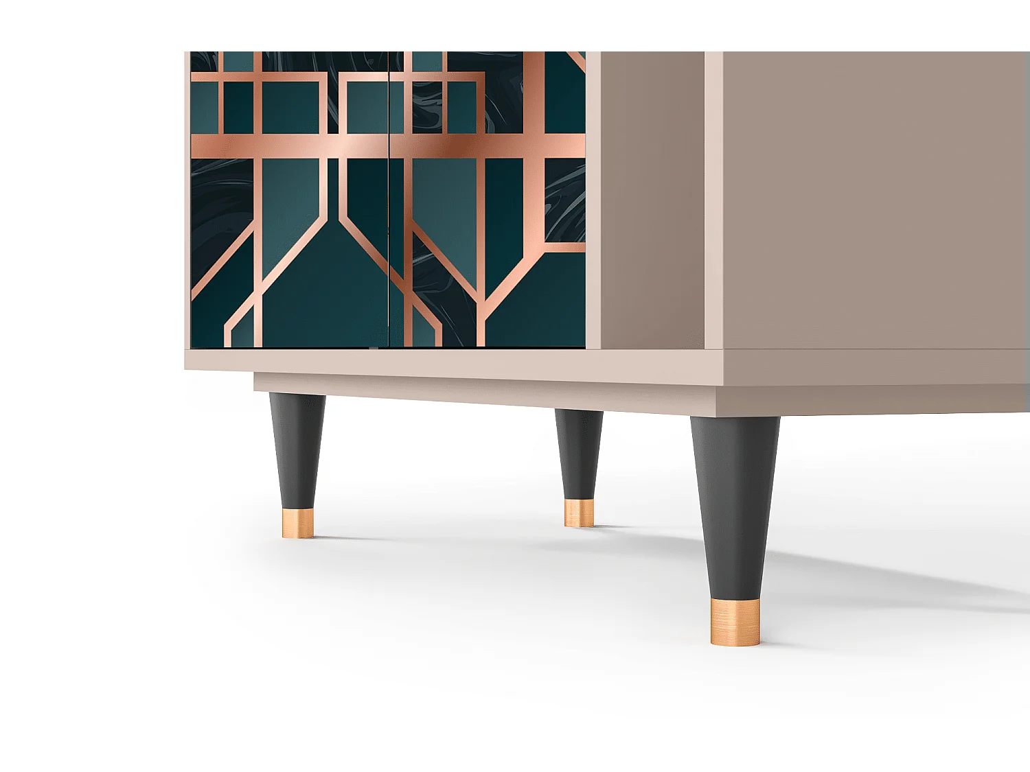 Kredens - 96х110х41 cm - BS6 - Emerald Metro, Latte