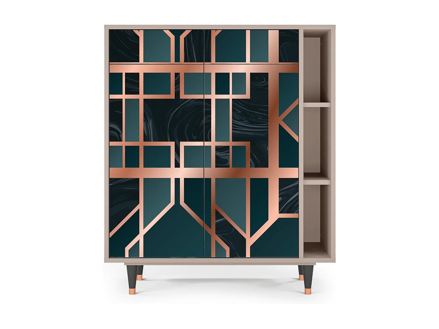 Dressoir - 96х110х41 cm - BS6 - Emerald Metro, Latte