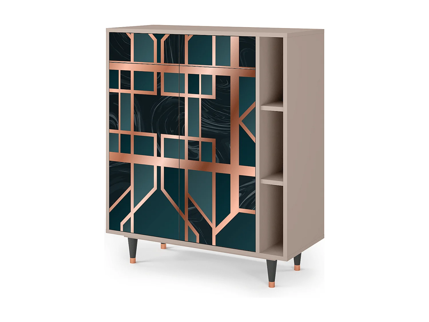 Dressoir - 96х110х41 cm - BS6 - Emerald Metro, Latte