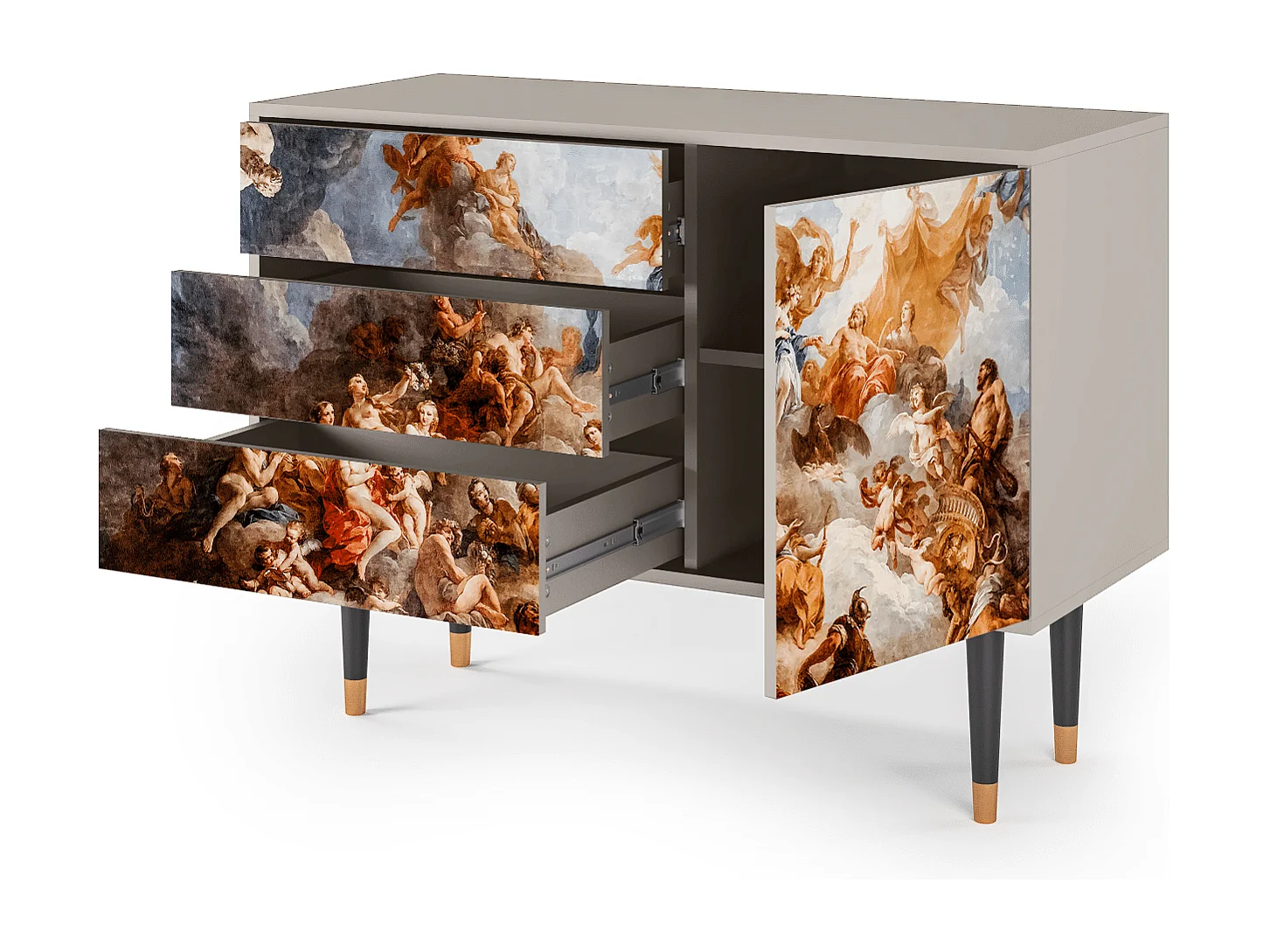 Aparador - 115х84х41 cm - S3 - Versailles, Areia