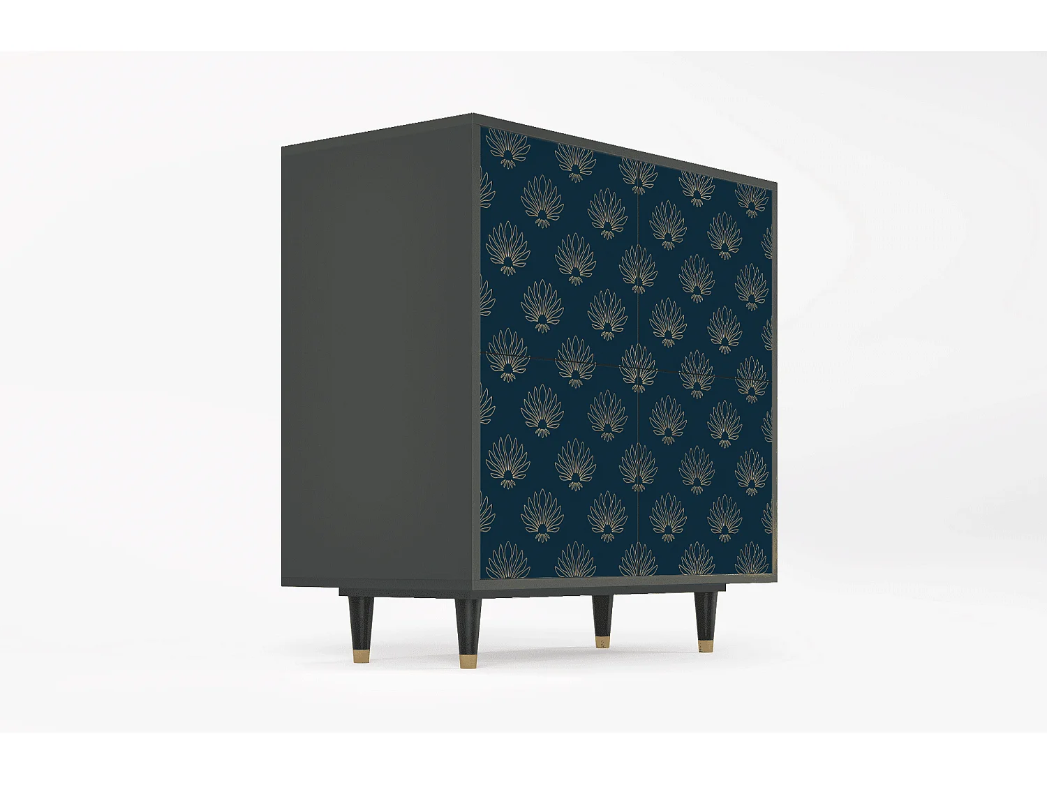 Credenza - 94x96x48 cm - BS3 - Blue Lotus, Antracite