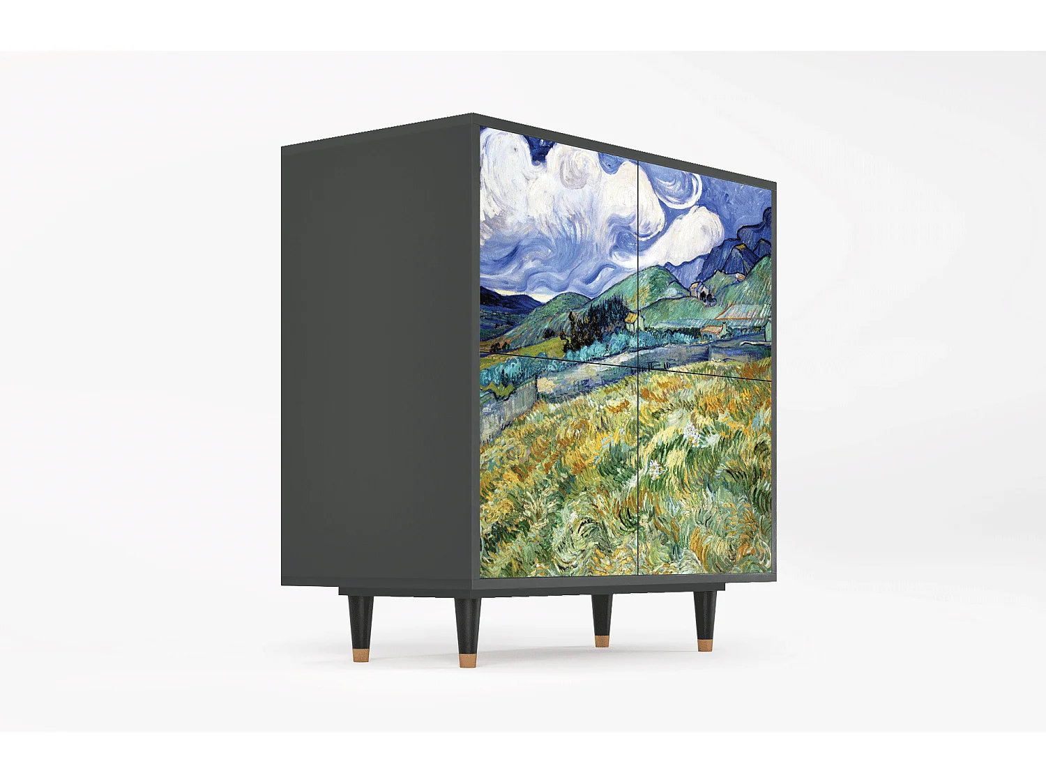 Buffet - 94x96x48 cm - BS3 - Landscape, Anthracite