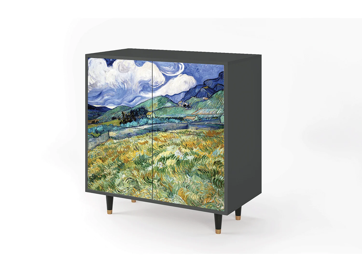 Buffet - 94x96x48 cm - BS3 - Landscape, Anthracite