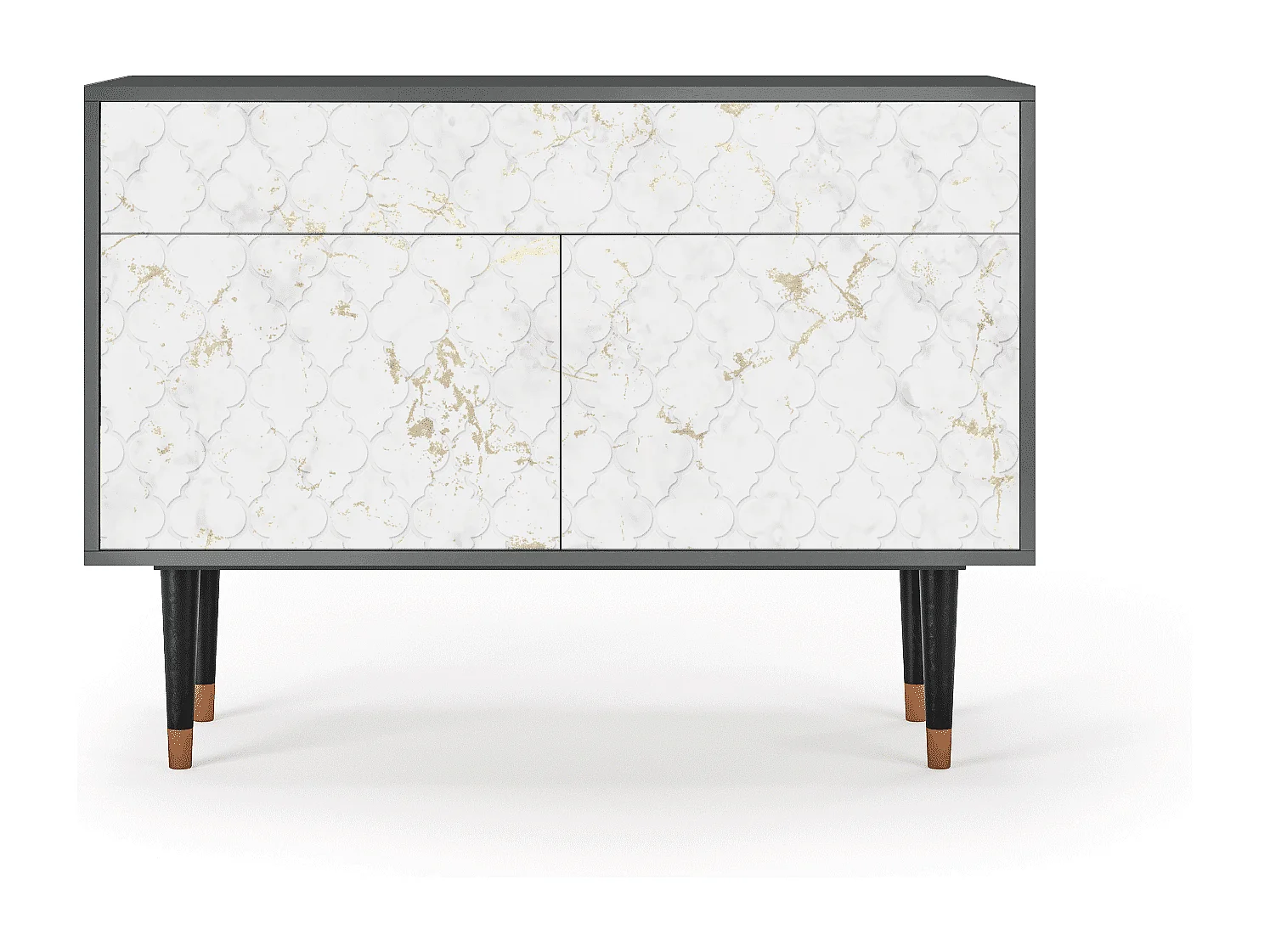 Buffet - 115x85x48 cm - BS4 - Sweet Cotton, Anthracite