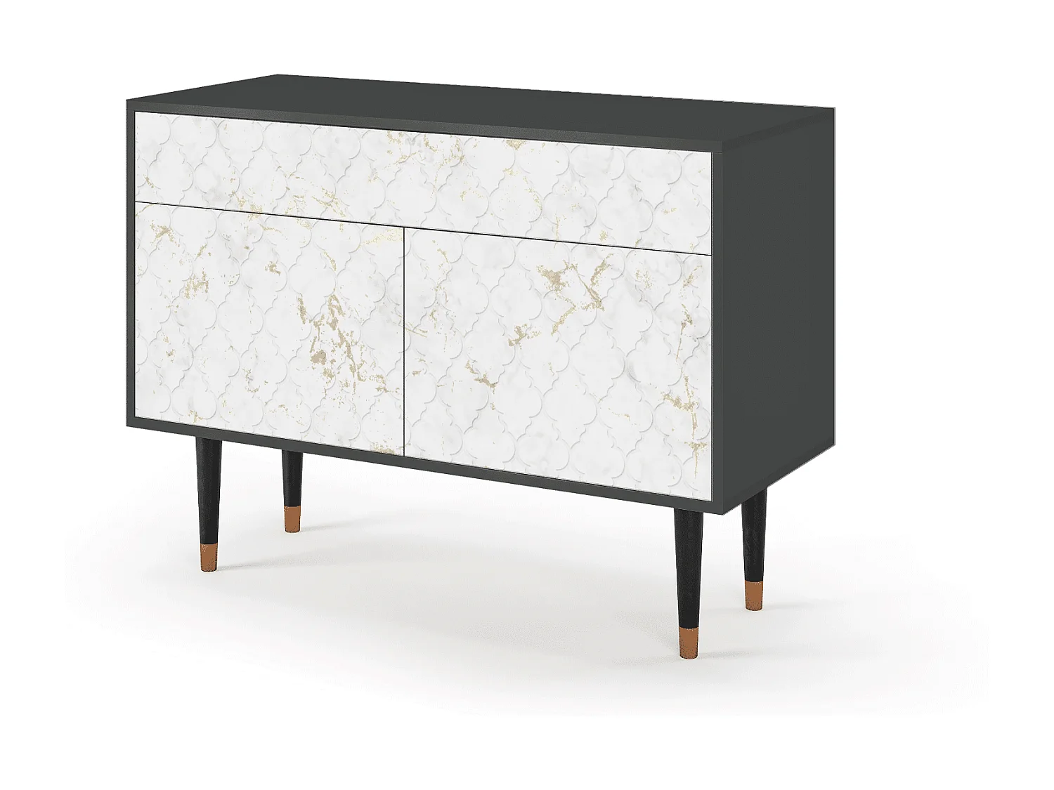 Buffet - 115x85x48 cm - BS4 - Sweet Cotton, Anthracite