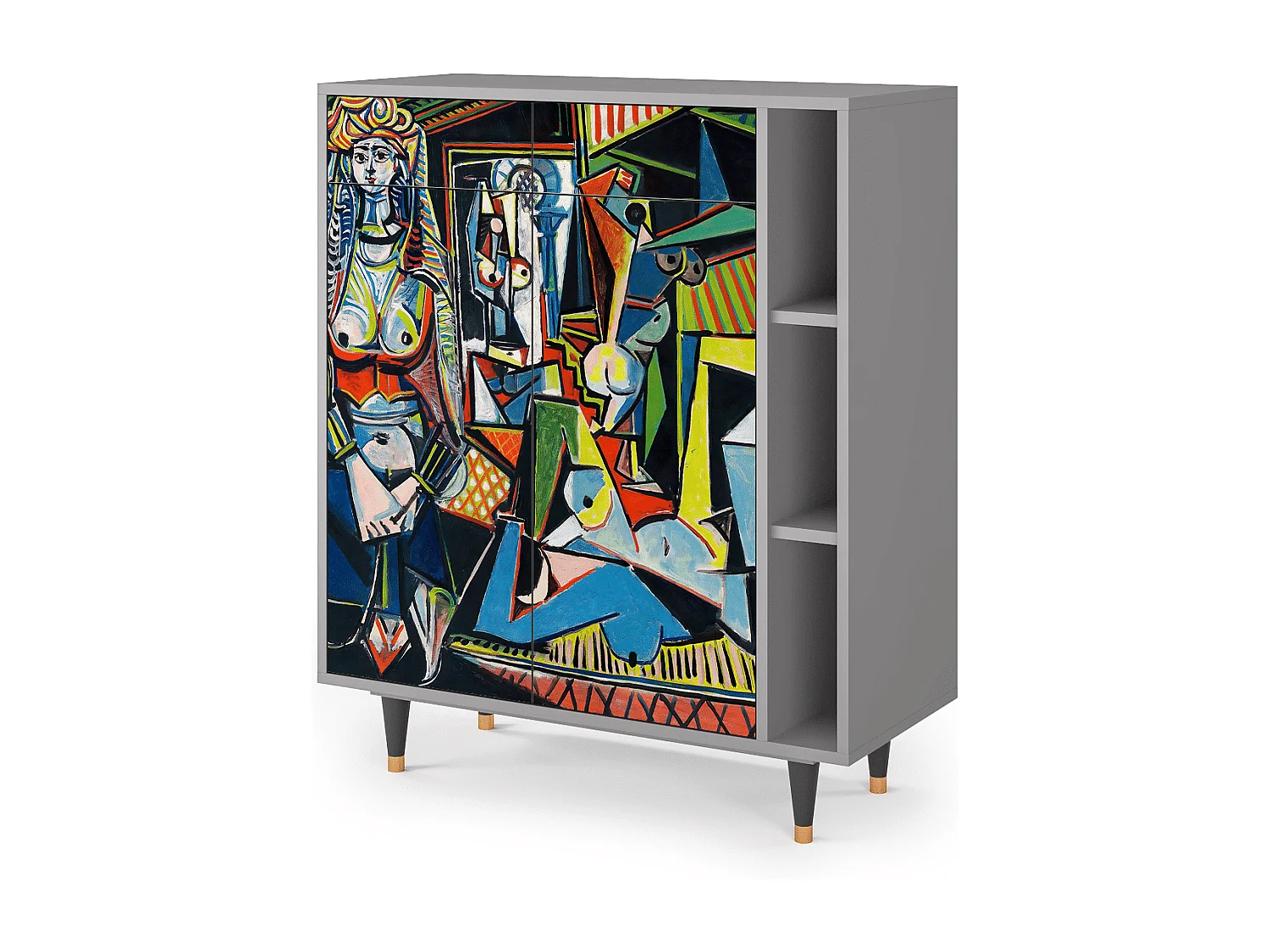 Credenza - 96х110х41 cm - BS6 - Women of Algiers, Grigio