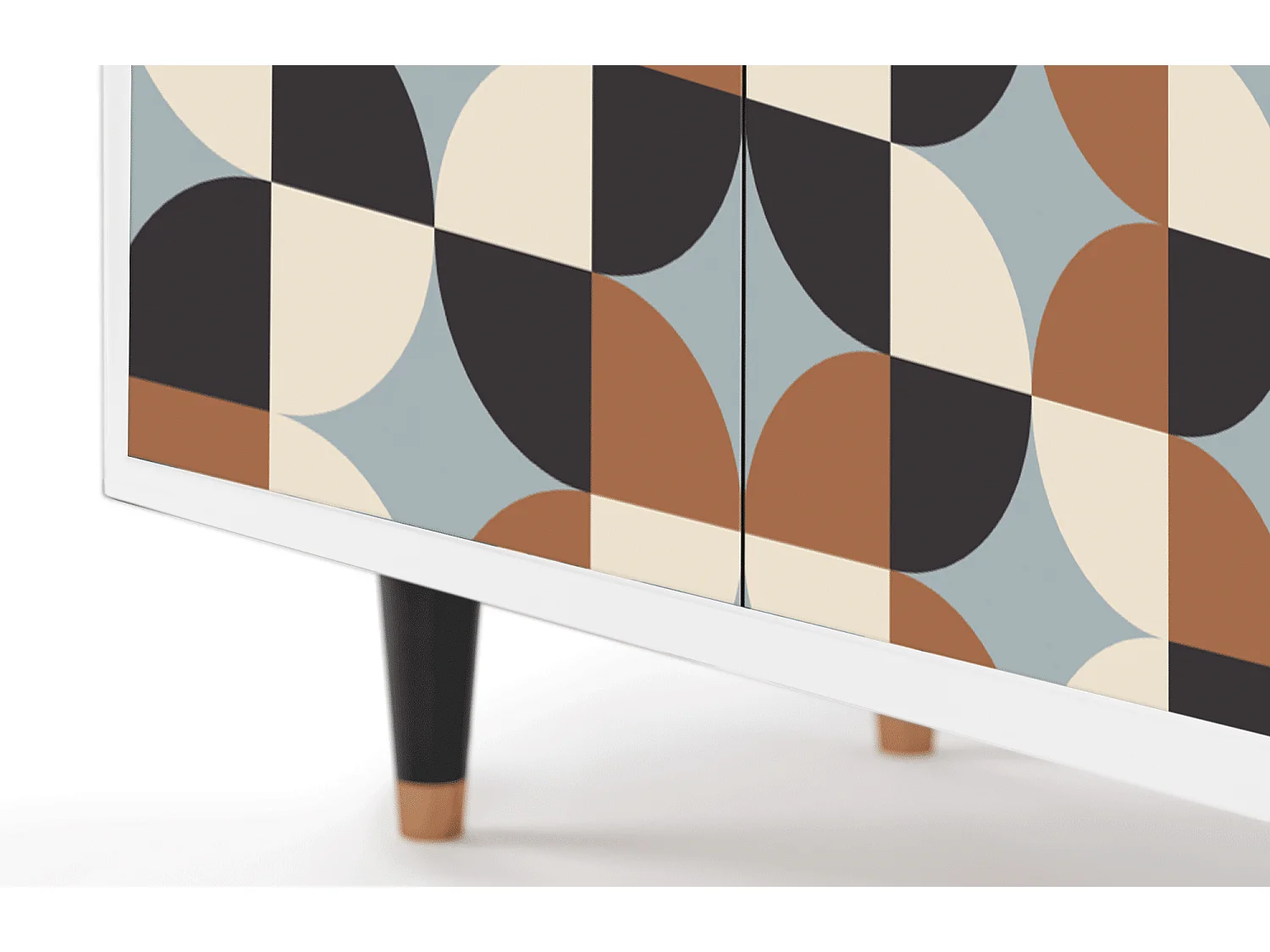 Sideboard - 94x96x48 cm - BS3 - Brown Sensation, Weiß