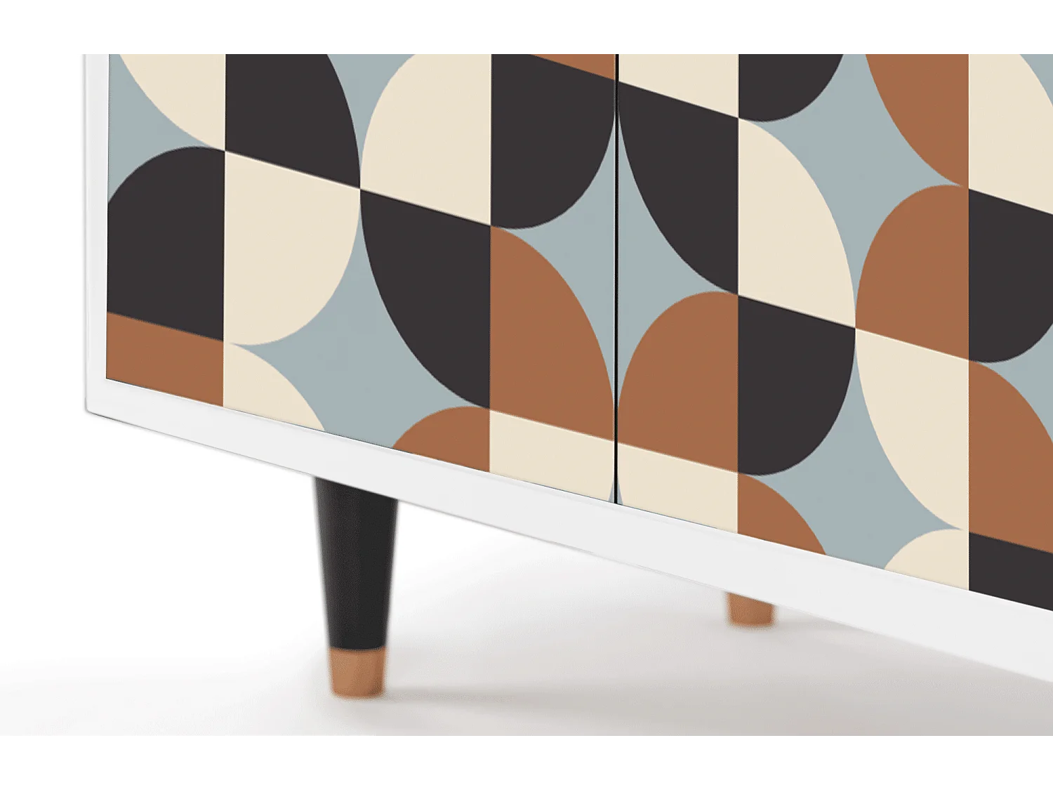 Buffet - 94x96x48 cm - BS3 - Brown Sensation, Blanc