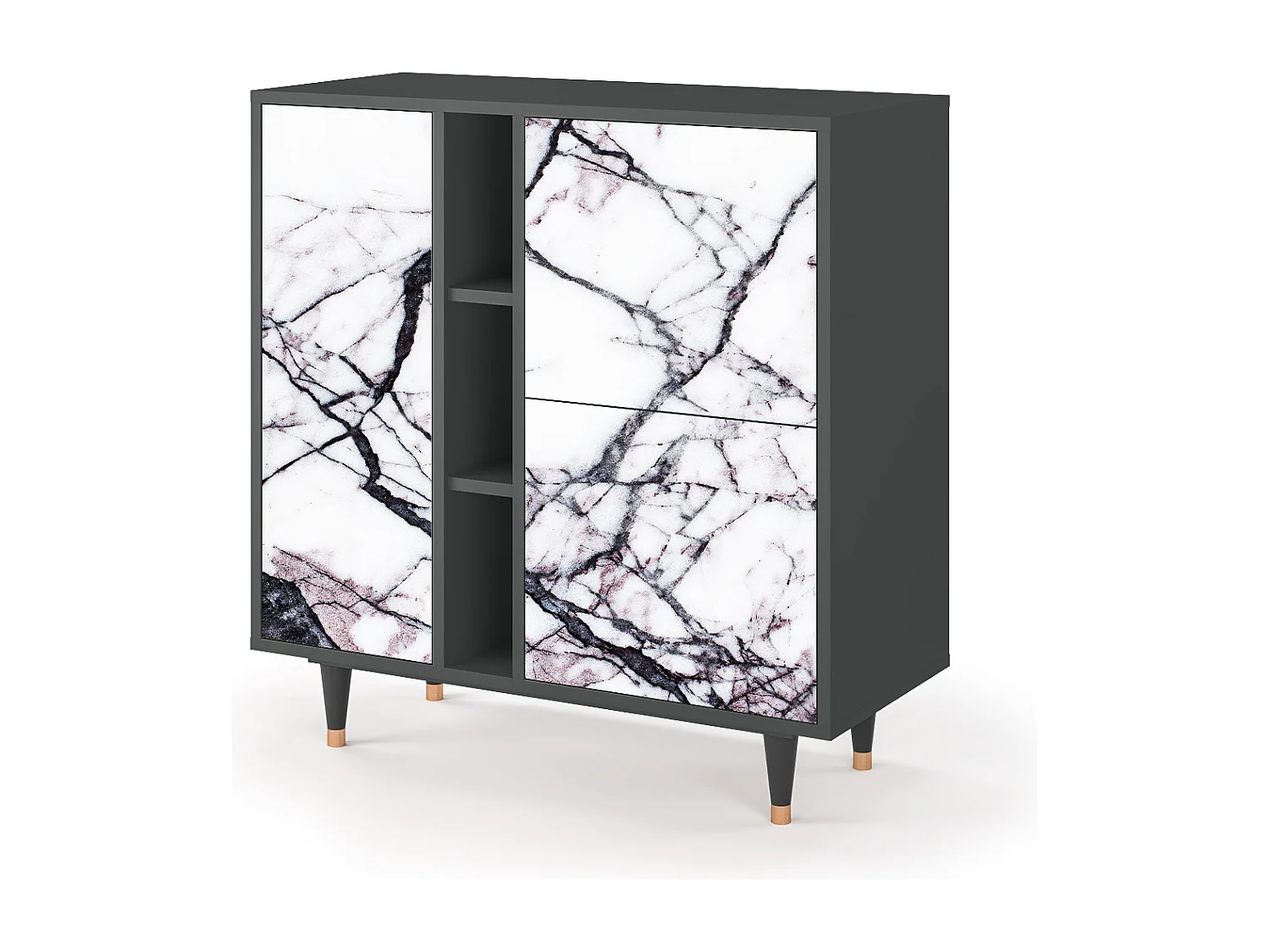 Buffet - 94х96х41 cm - BS5 - Raven Marble, Anthracite
