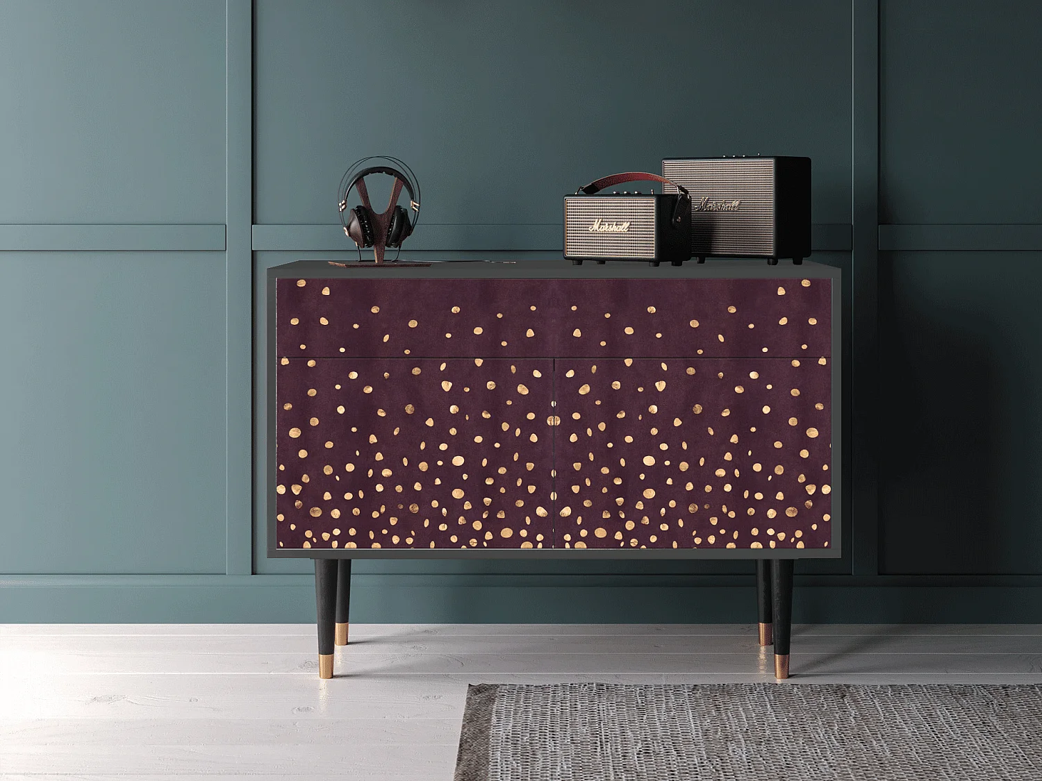 Buffet - 115x85x48 cm - BS4 - Glowworms, Anthracite