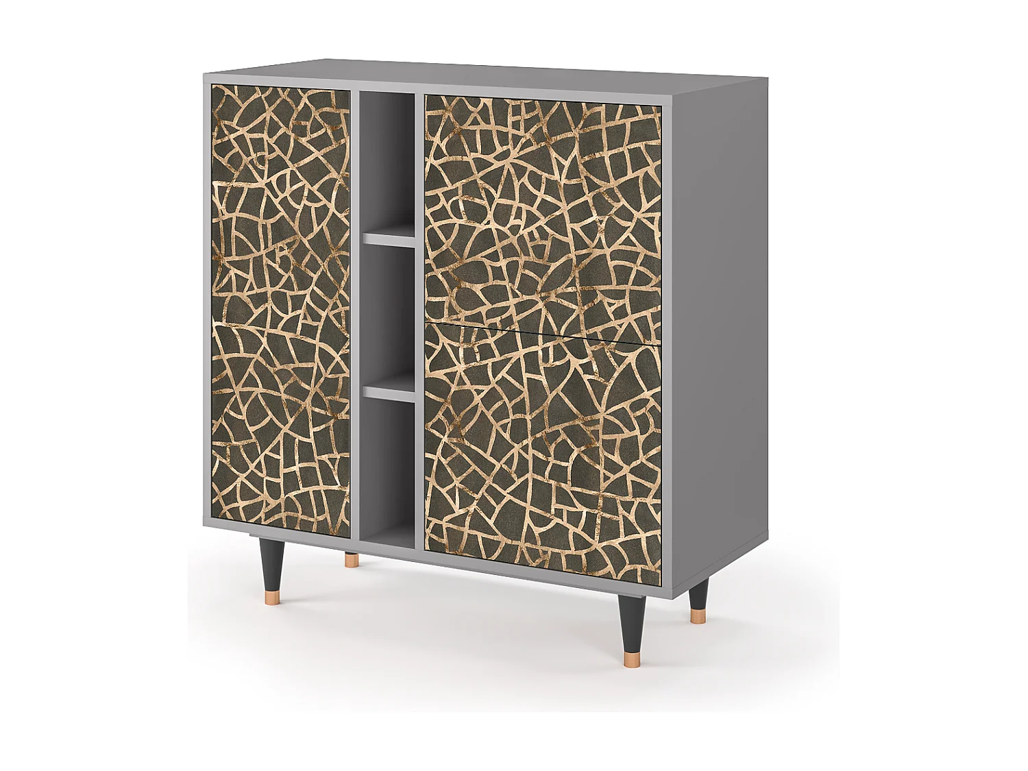 Buffet - 94х96х41 cm - BS5 - Enlarged Leaf, Gris