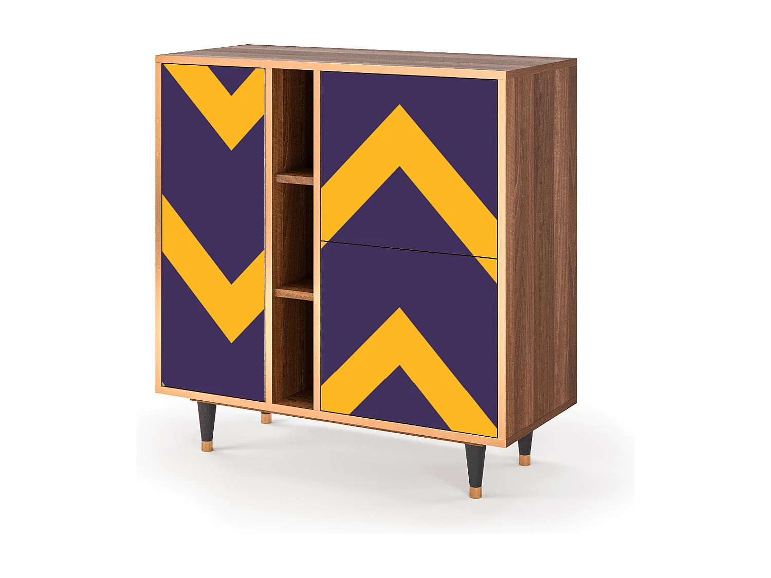 Credenza - 94х96х41 cm - BS5 - The Brightest Way, Noce