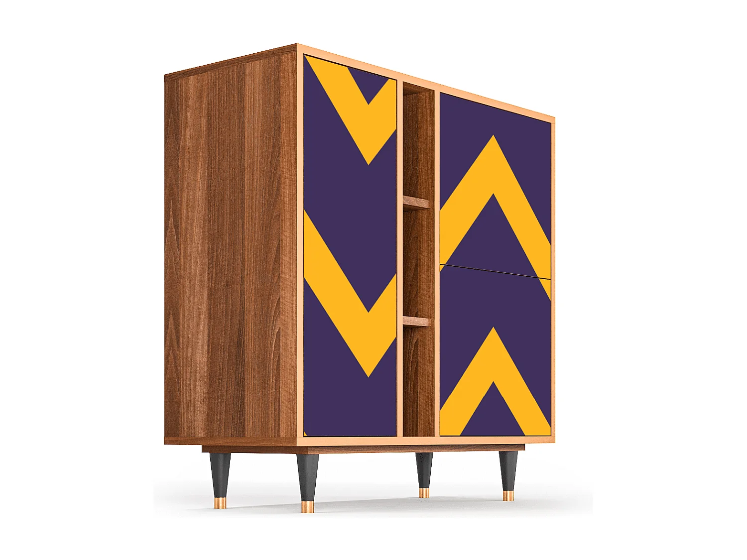 Credenza - 94х96х41 cm - BS5 - The Brightest Way, Noce