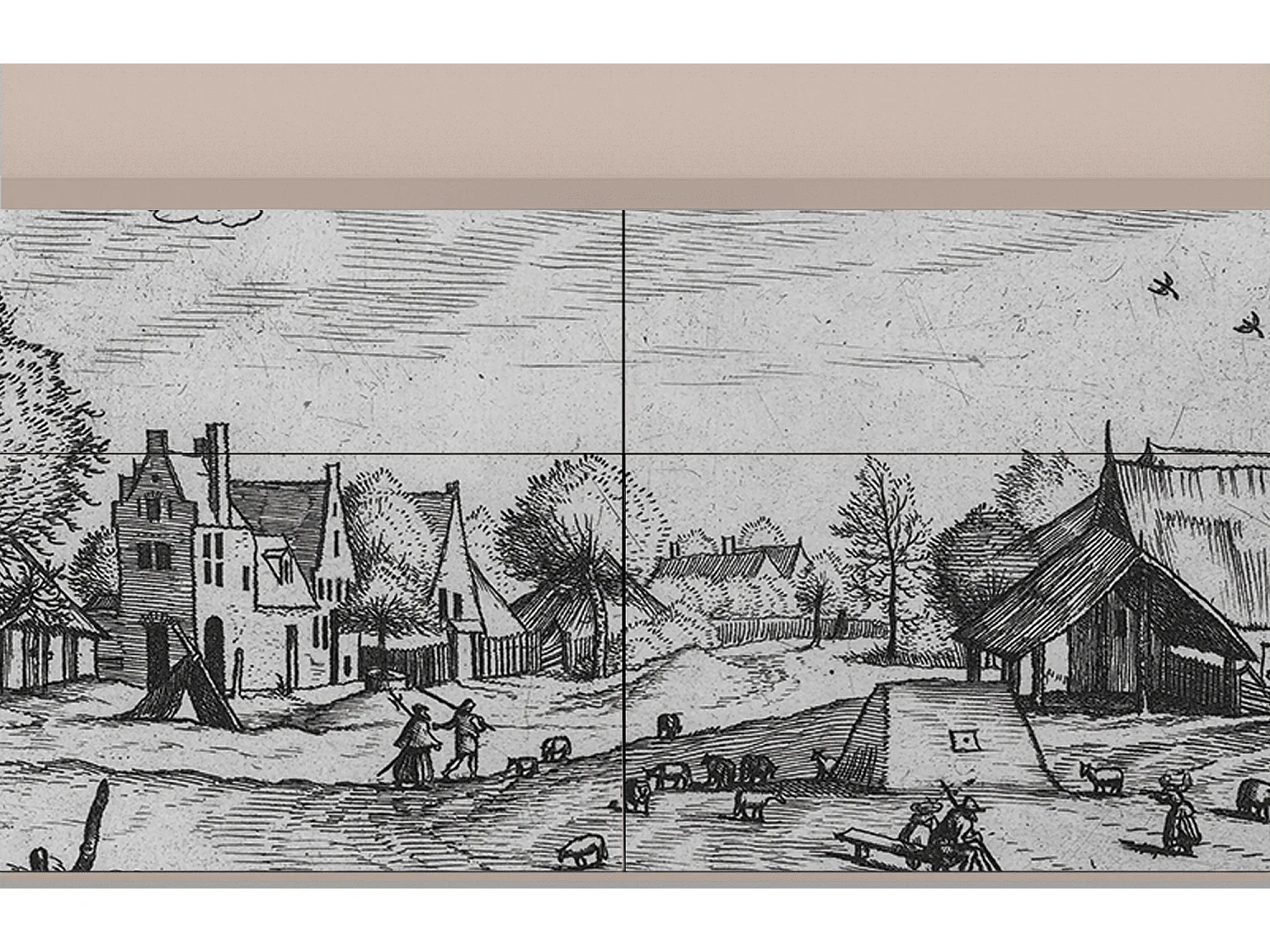 Aparador - 115x85x48 cm - BS4 - Country Village, Latte