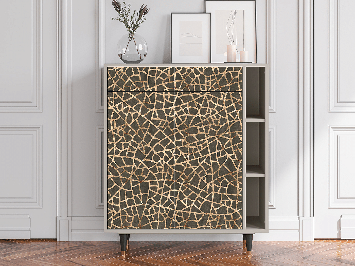 Buffet - 96х110х41 cm - BS6 - Enlarged Leaf, Sable