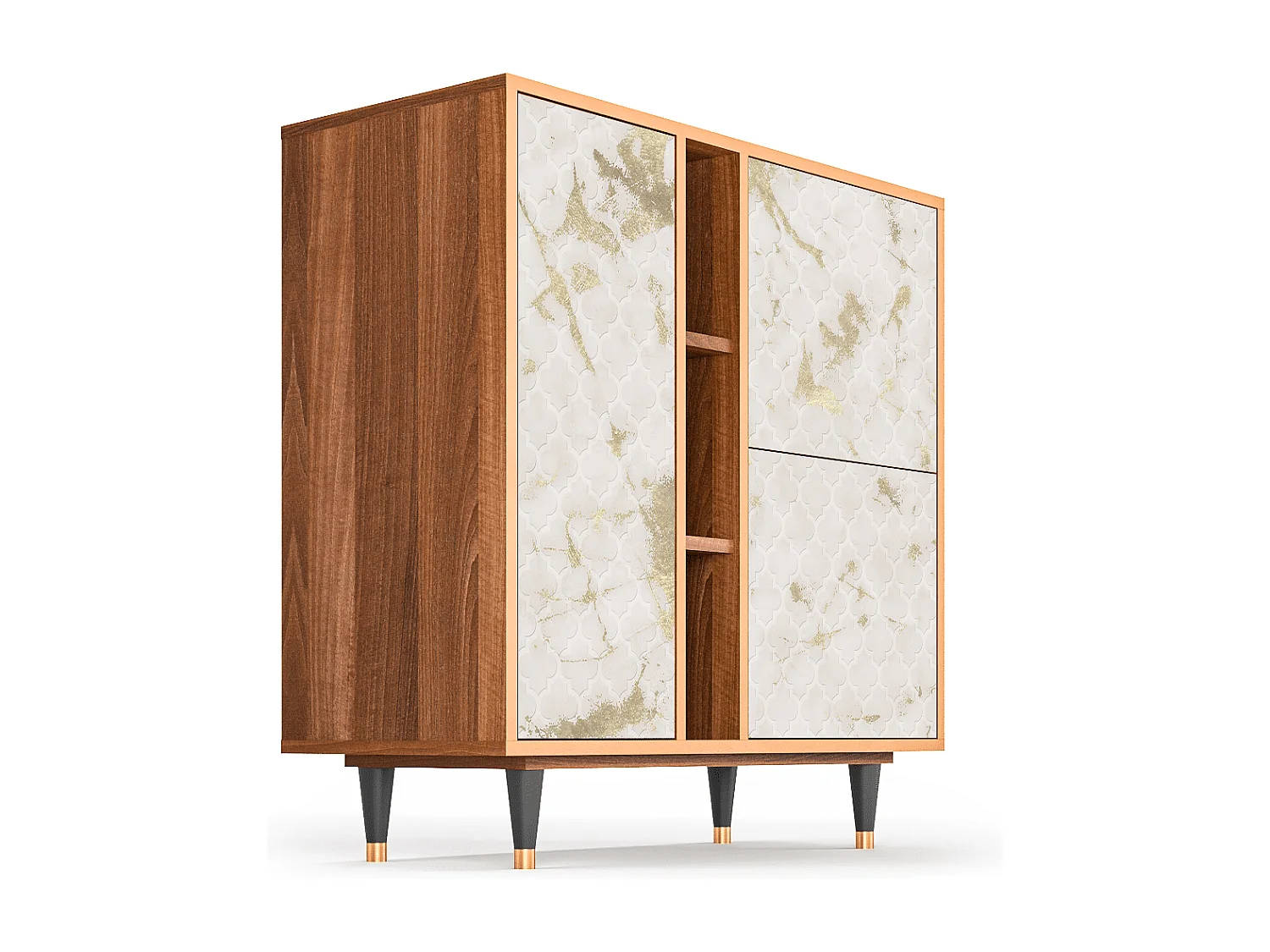 Dressoir - 94х96х41 cm - BS5 - Sahara desert, Walnoot