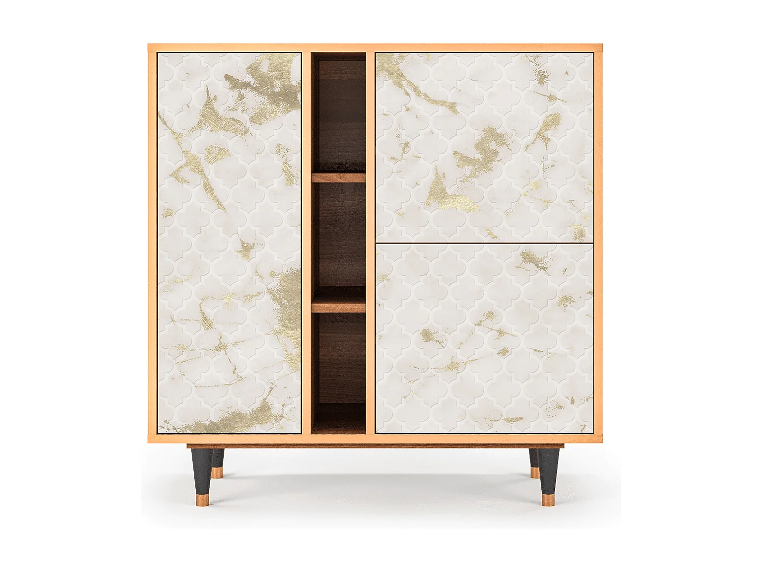 Buffet - 94х96х41 cm - BS5 - Sahara desert, Noyer