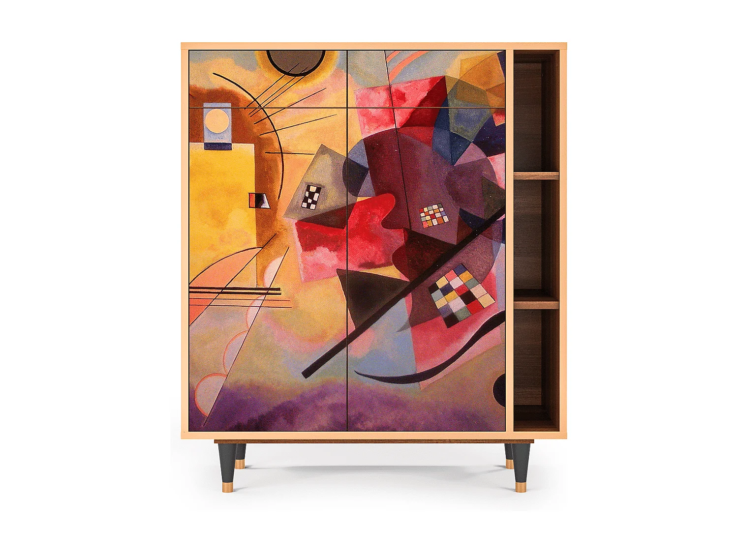 Credenza - 96х110х41 cm - BS6 - Modern Art, Noce