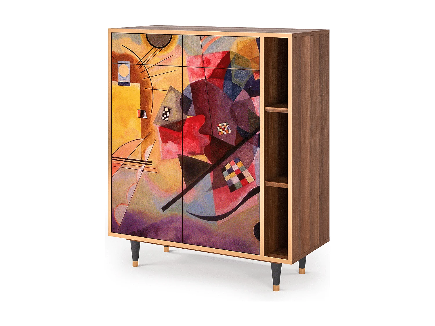 Credenza - 96х110х41 cm - BS6 - Modern Art, Noce