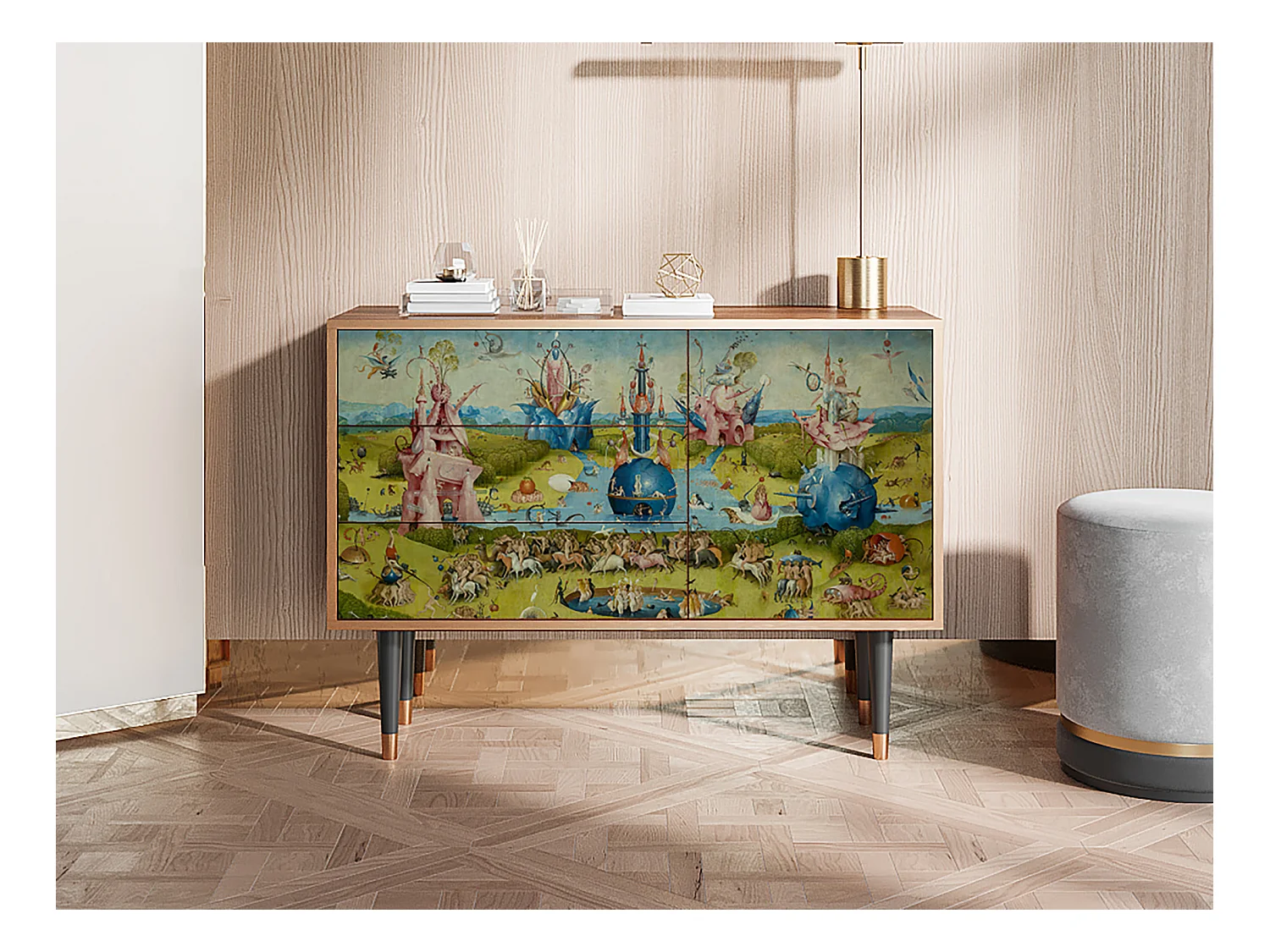 Dressoir - 115х84х41 cm - S3 - The Garden 2 by Bosch, Walnoot