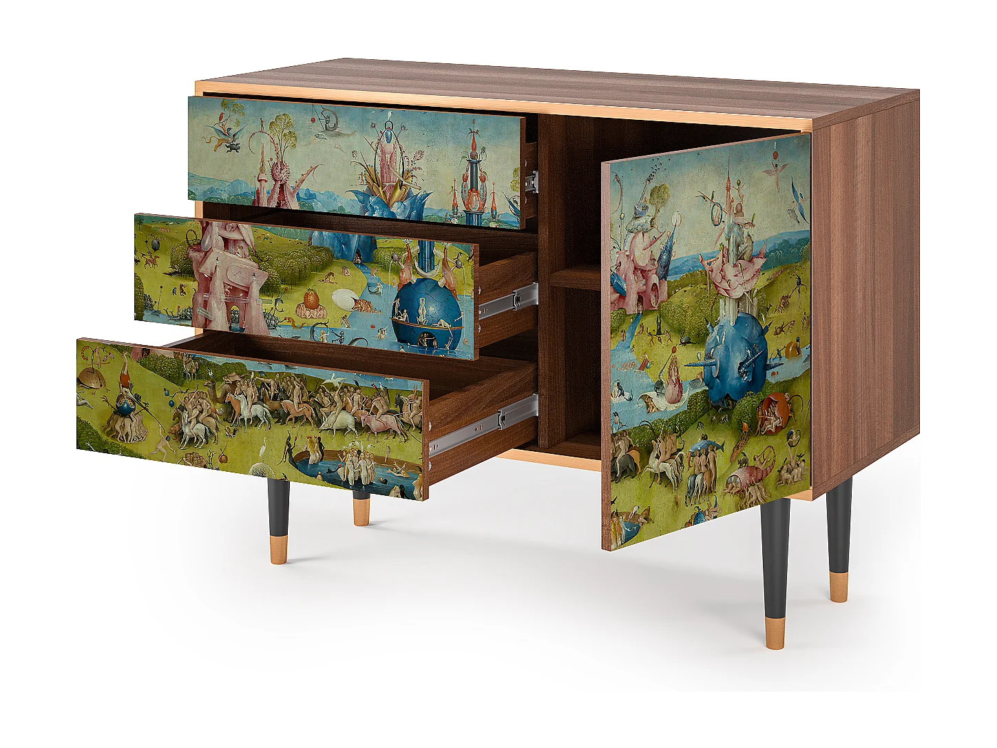 Aparador - 115х84х41 cm - S3 - The Garden 2 by Bosch, Nogal