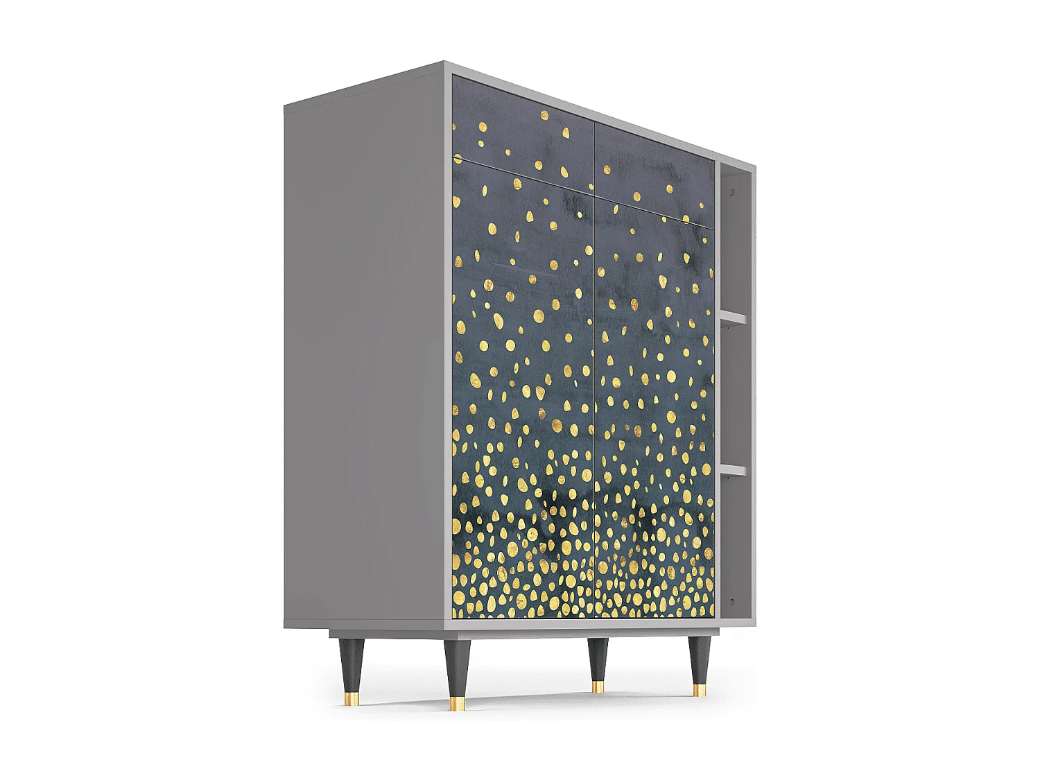 Sideboard - 96х110х41 cm - BS6 - Foggy Lights, Grau