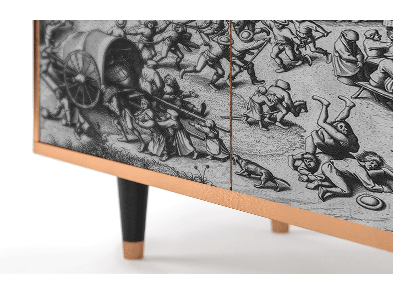 Buffet - 94x96x48 cm - BS3 - The Festival of Saint, Noyer