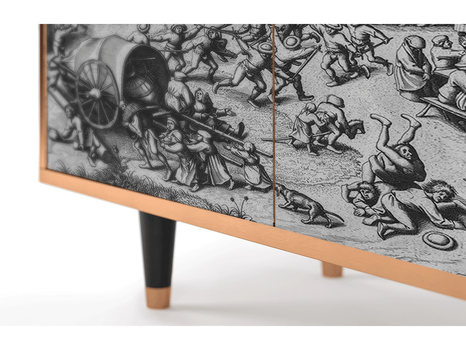 Buffet - 94x96x48 cm - BS3 - The Festival of Saint, Noyer